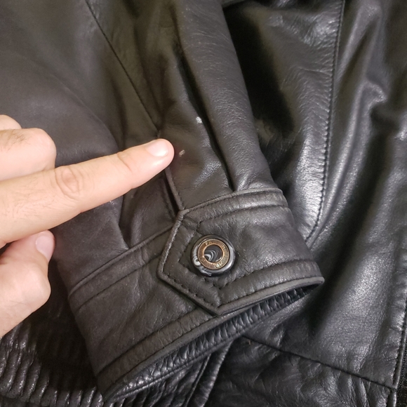 Members Only Leather jacket L - Picture 8 of 11